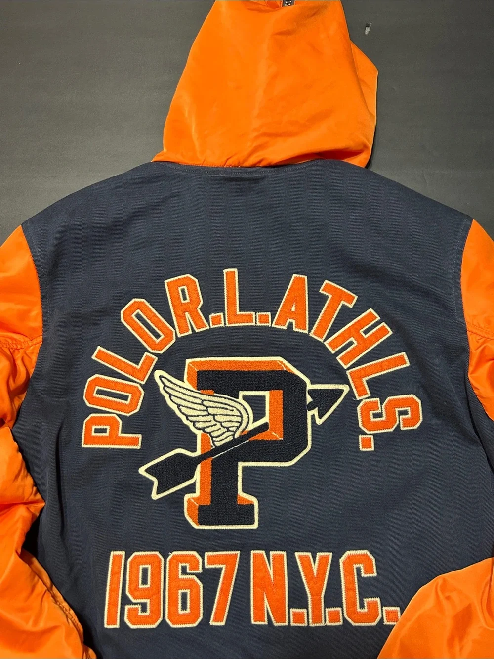 Rare Polo Ralph Lauren Ivy League Varsity P-Wing Jacket Size M